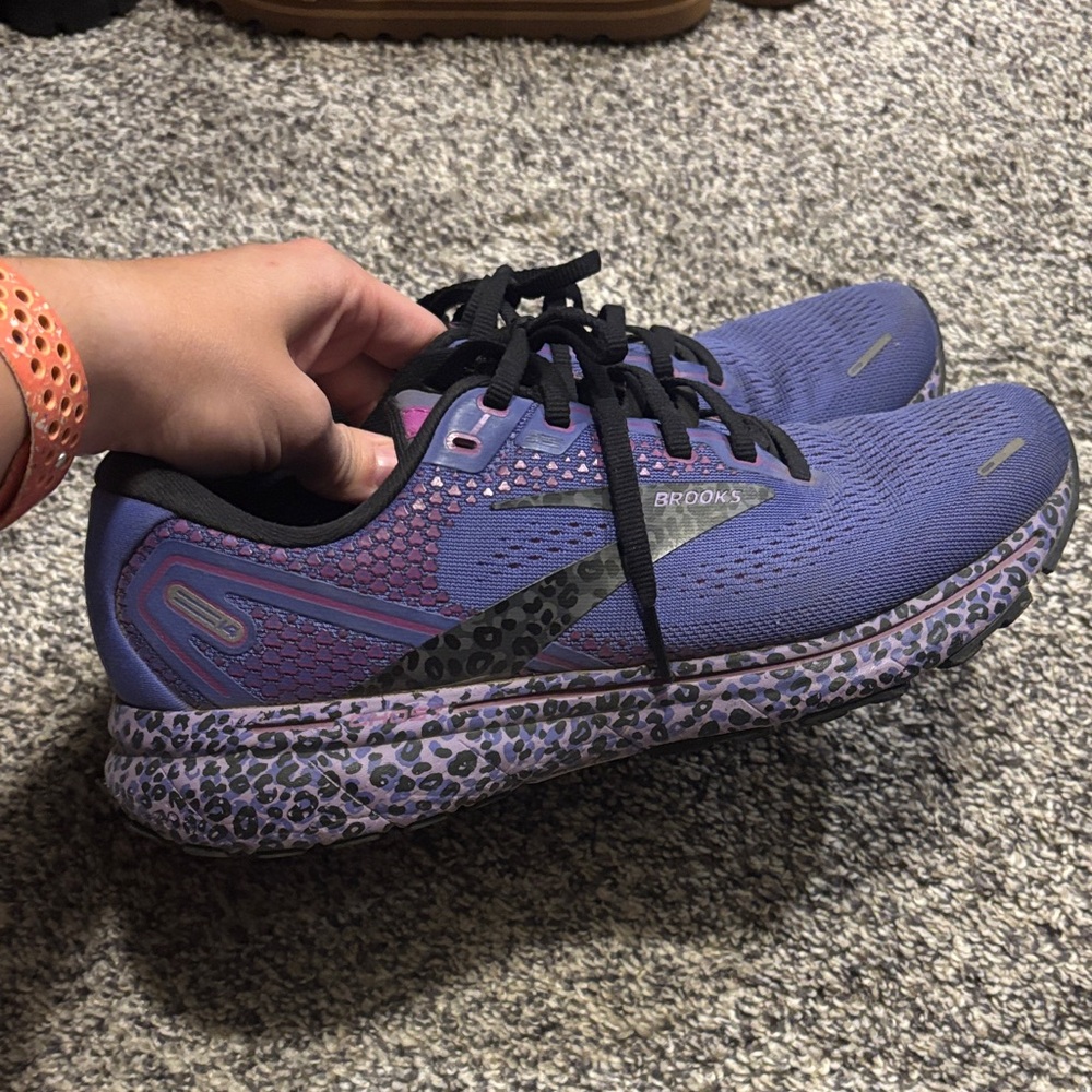 Brooks Women's Purple and Black Sneakers - Picture 4 of 5